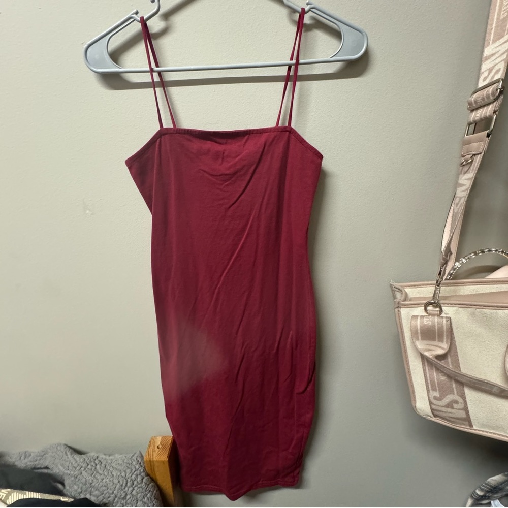 Tight Maroon Dress